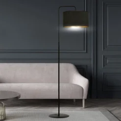 Interiørlamper Gulv>Emibig Hilde gulvlampe - Sort/Gullfarget Sort / Gull