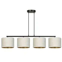 Kjøkkenbelysning Tak|Takpendler>Emibig Hilde takpendel 4 lys - Hvit/Gullfarget Hvit / Gull