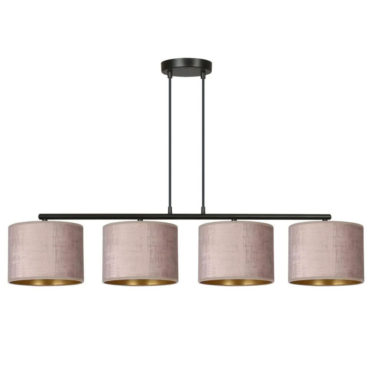 Kjøkkenbelysning Tak|Takpendler>Emibig Hilde takpendel 4 lys - /Gullfarget Rosa