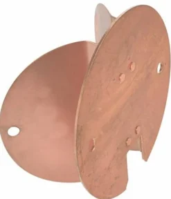 Utelamper Til Kystområder|Utelamper - Klassiske Vegglamper>Norlys Hjørnefeste 153 Kobber - vegglamper