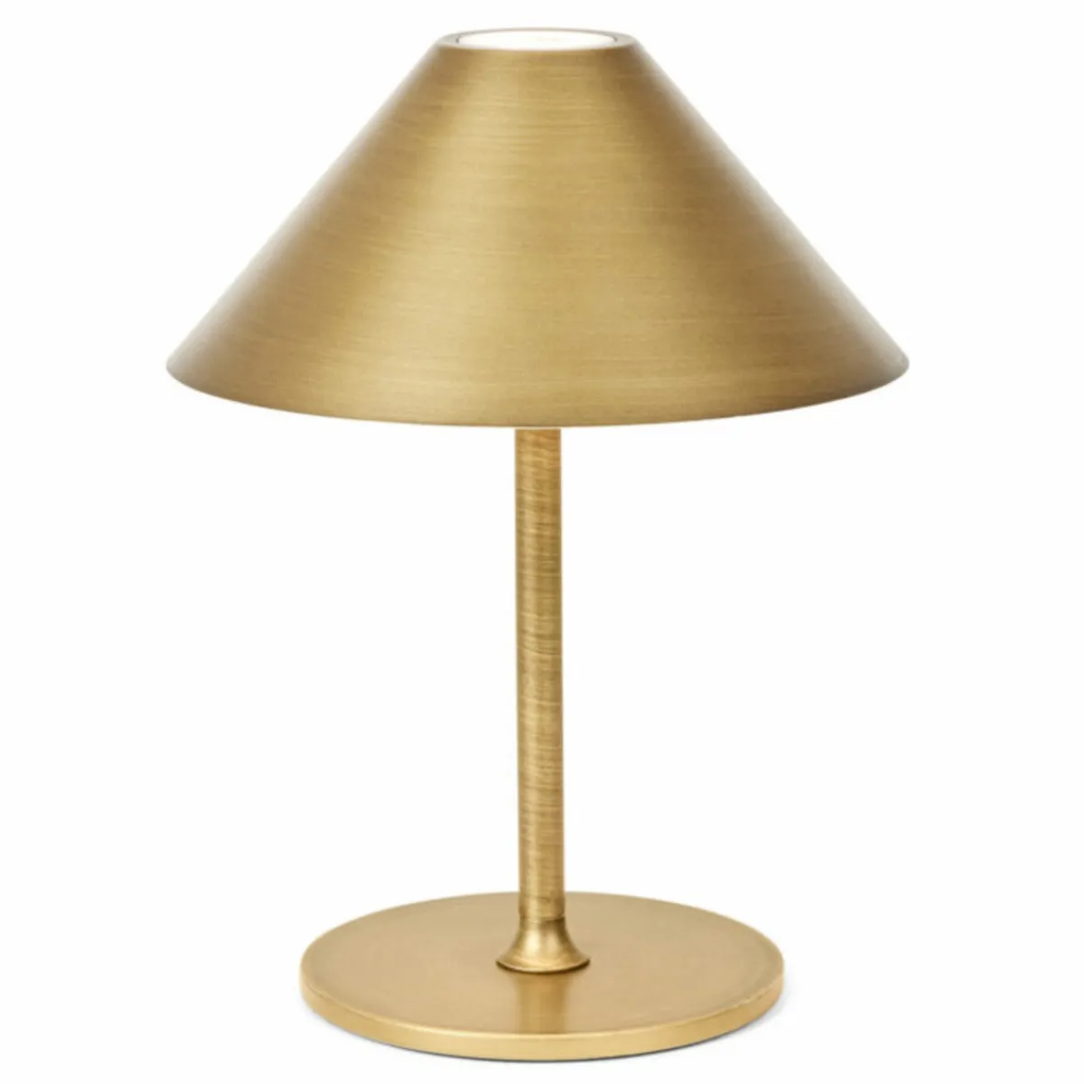 Bordlamper For Utendørsbruk|Bordlamper Ute>Halo Designs Hygge bordlampe 15 oppladbar - Antikk Messing
