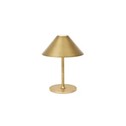 Bordlamper For Utendørsbruk|Bordlamper Ute>Halo Designs Hygge bordlampe 19 oppladbar - Antikk Messing