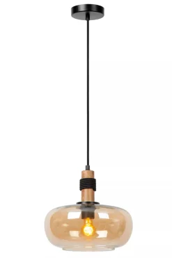 Kjøkkenbelysning Tak|Takpendler>Lucide Ilona takpendel 30 cm Amber