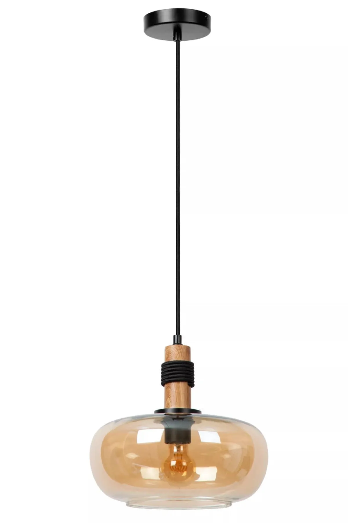 Kjøkkenbelysning Tak|Takpendler>Lucide Ilona takpendel 30 cm Amber