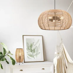 Kjøkkenbelysning Tak|Takpendler>Trio Lighting Inga takpendel 50 - Natur