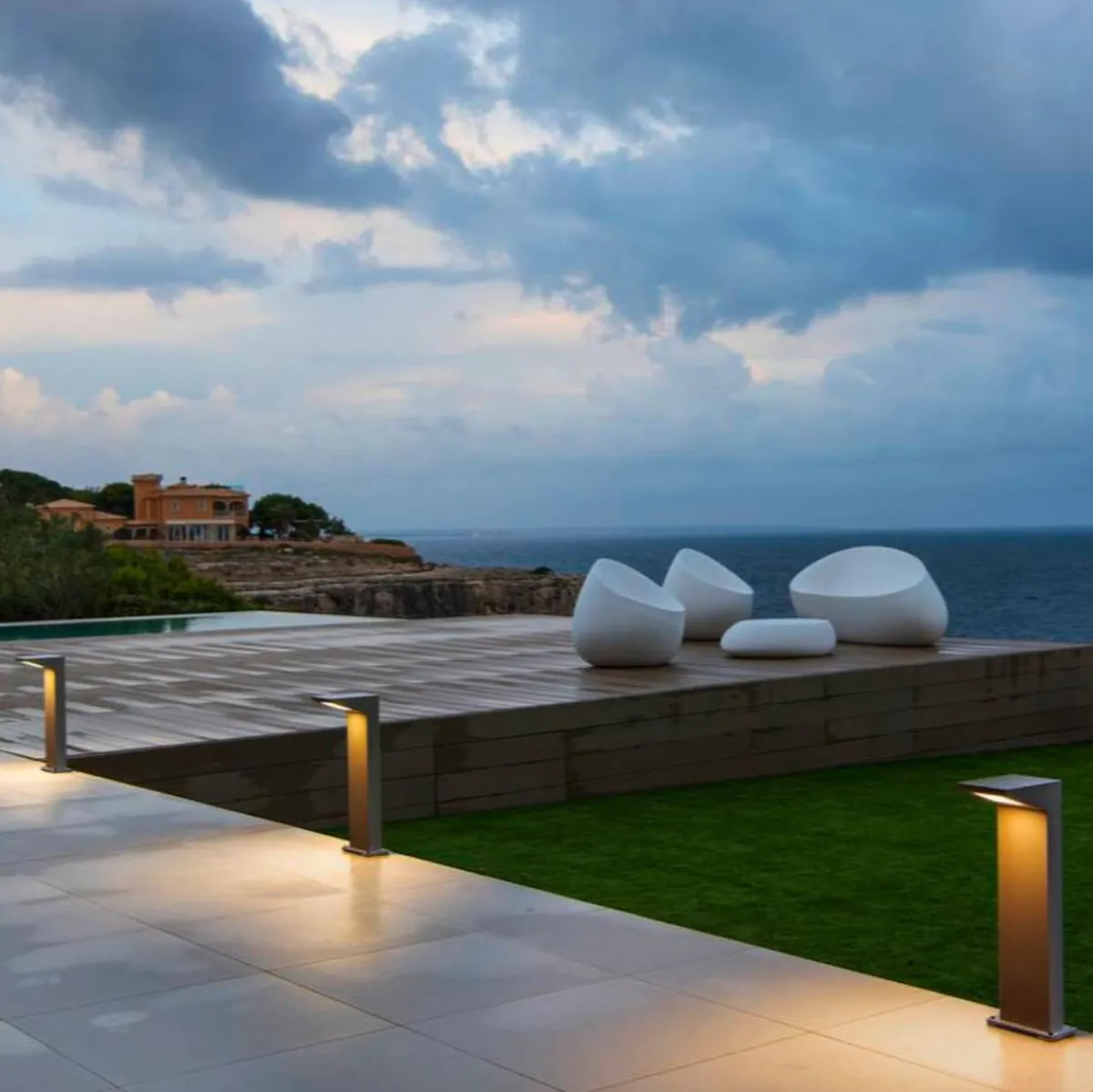 Pullert>Slv Iperi pullert 50 cm IP44 4,5W 4000 Kelvin Antrasitt