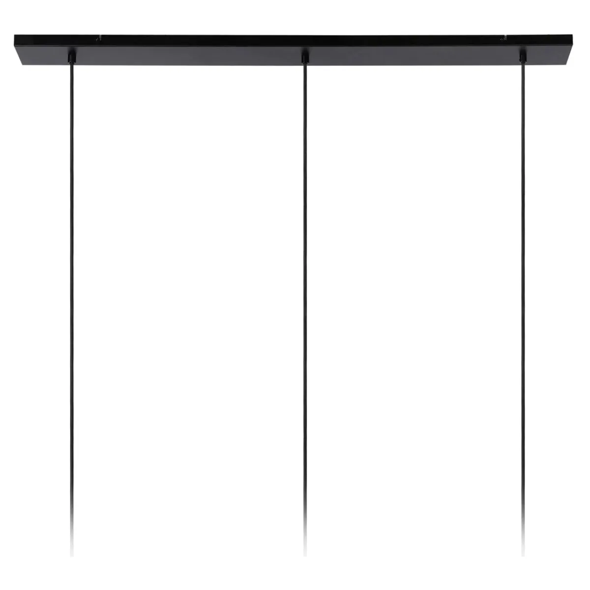 Kjøkkenbelysning Tak|Takpendler>Lucide Joanet takpendel 3-lys Svart / Messing / Røyk