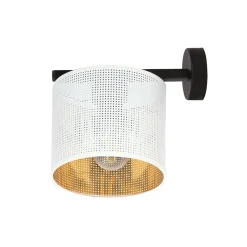 Interiørlamper>Emibig Jordan vegglampe - Hvit/Gullfarget Hvit / Gull