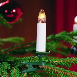 Juletrelys Inne>Konstsmide Juletrebelysning 35-lys delt støpsel Hvit