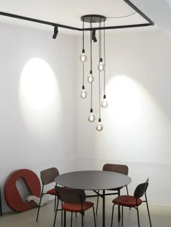 Kjøkkenbelysning Tak|Takpendler>Nielsen Light K9 takpendel 7 lys - Svart