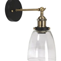 Baderomsbelysning Vegg>Pr home of Scandinavia Ab Kappa vegglampe - Svart/Klar Svart / Klar