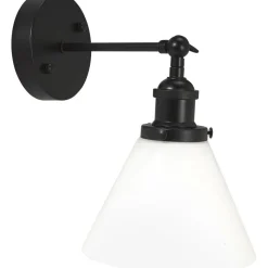 Baderomsbelysning Vegg>Pr home of Scandinavia Ab Kappa vegglampe 18 cm - Svart/Opal
