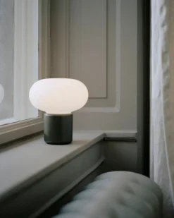 Oppladbare Bordlamper>New Works Karl-Johan bærbar bordlampe - Grønn