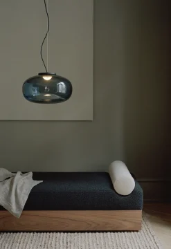 Kjøkkenbelysning Tak|Takpendler>New Works Karl-Johan takpendel - Large - Smoked Røyk