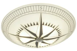 Kjøkkenbelysning Tak|Taklamper / Takplafonder>Aneta Lighting Kompass taklampe 50 - /svart/stål Hvit