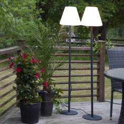 Gulvlamper Ute>Ms - belysning Kreta gulvlampe utendørs 150 cm hvit