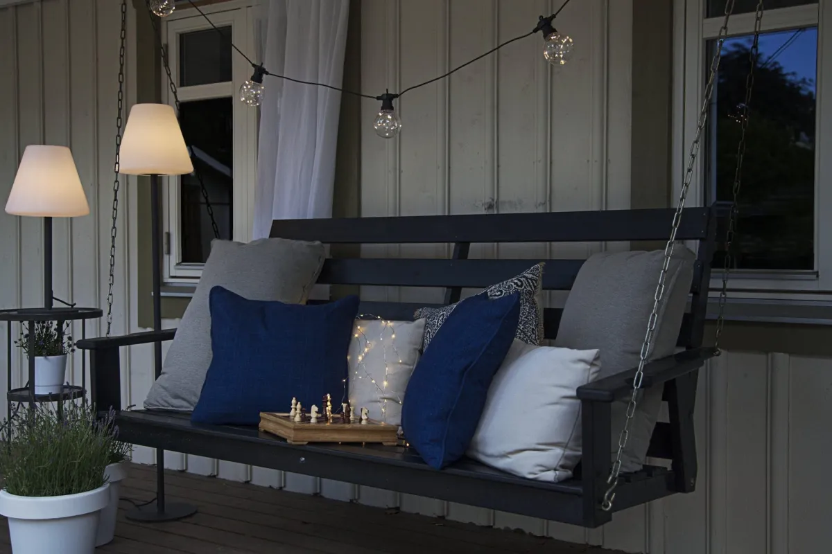 Gulvlamper Ute>Ms - belysning Kreta gulvlampe utendørs 150 cm hvit