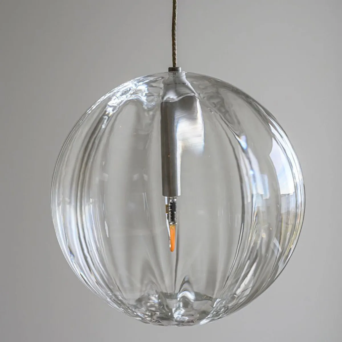 Kjøkkenbelysning Tak|Lysekroner>Hadeland Glassverk Krystallball 15 lys - Optikk Klar