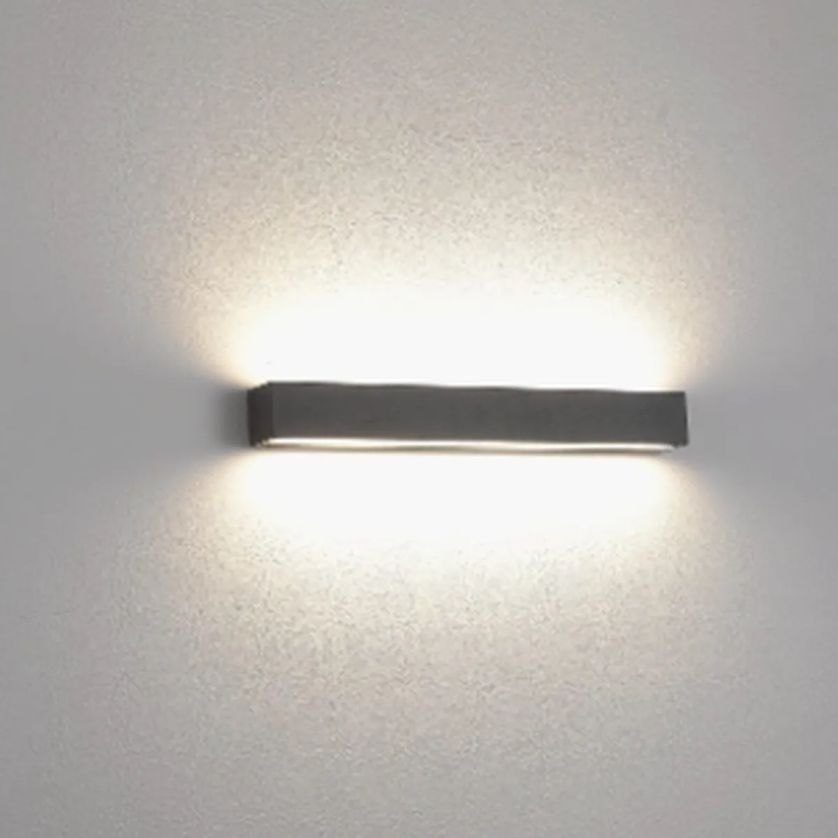 Utelamper Med Opp/Ned Lys>NorDesign Kyoto K2 50 cm vegglampe Opp/ned - Antrasitt