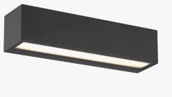 Utelamper Med Opp/Ned Lys>NorDesign Kyoto K2 Antrasitt Grå