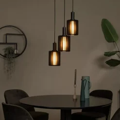 Kjøkkenbelysning Tak|Takpendler>Lucide Lambers takpendel 3-lys