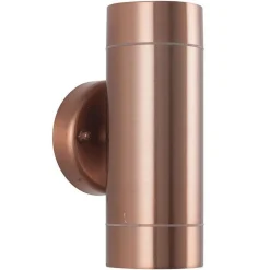 Utelamper Med Opp/Ned Lys>Pacific Lifestyle Lantana vegglampe opp/ned - Polert Kobber