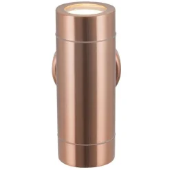 Utelamper Med Opp/Ned Lys>Pacific Lifestyle Lantana vegglampe opp/ned - Polert Kobber