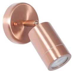 Utelamper Med Opp/Ned Lys>Pacific Lifestyle Lantana vegglampe utendørs - Polert Kobber