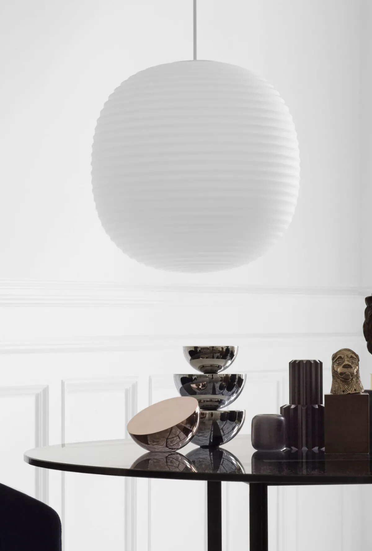 Kjøkkenbelysning Tak|Takpendler>New Works Lantern takpendel - Large Hvit