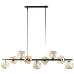 Kjøkkenbelysning Tak|Takpendler>TK Lighting Lava takpendel 9-lys 116 cm