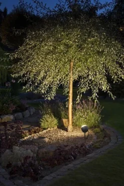 Spot På Spyd>Konstsmide Lecce hagespot 4W High power LED Svart