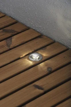 Uplights>Konstsmide Led uplight sett 6 spots 6x0,36W Stål