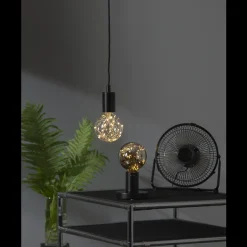 Dekorpære E27|Led-Pærer E27 Sokkel>Star Trading LED-pære smokey med små lys E27 (1,5W) Røyk