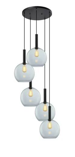 Kjøkkenbelysning Tak|Takpendler>NorDesign Less rondell takpendel 5 lys - Large