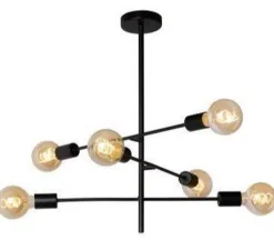 Kjøkkenbelysning Tak|Taklamper / Takplafonder>Lucide Lester taklampe - Svart