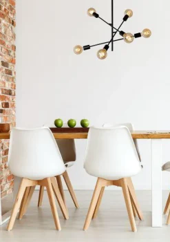 Kjøkkenbelysning Tak|Taklamper / Takplafonder>Lucide Lester taklampe - Svart