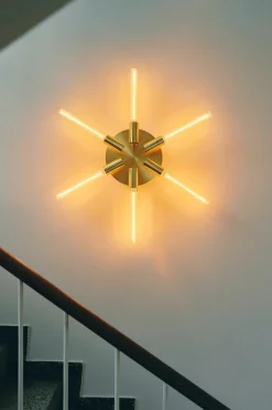 Interiørlamper>Design by Us Liberty Star vegglampe - Messing