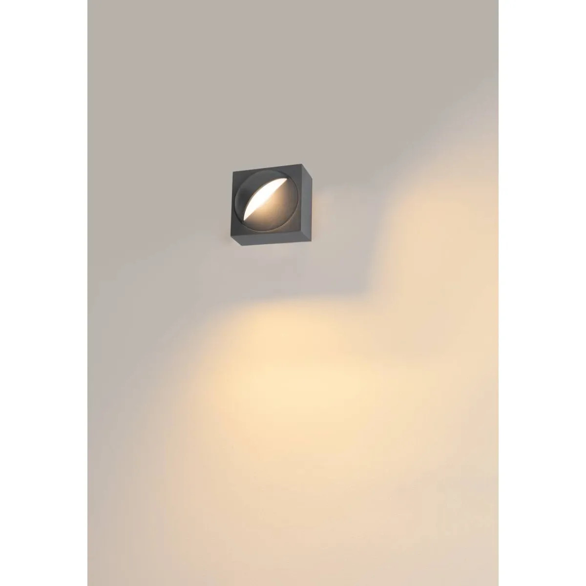 Utelamper Med Opp/Ned Lys>Slv Lid enkel vegglampe utendørs 15W 2700/3000 Kelvin IP65 - Dimbar Antrasitt