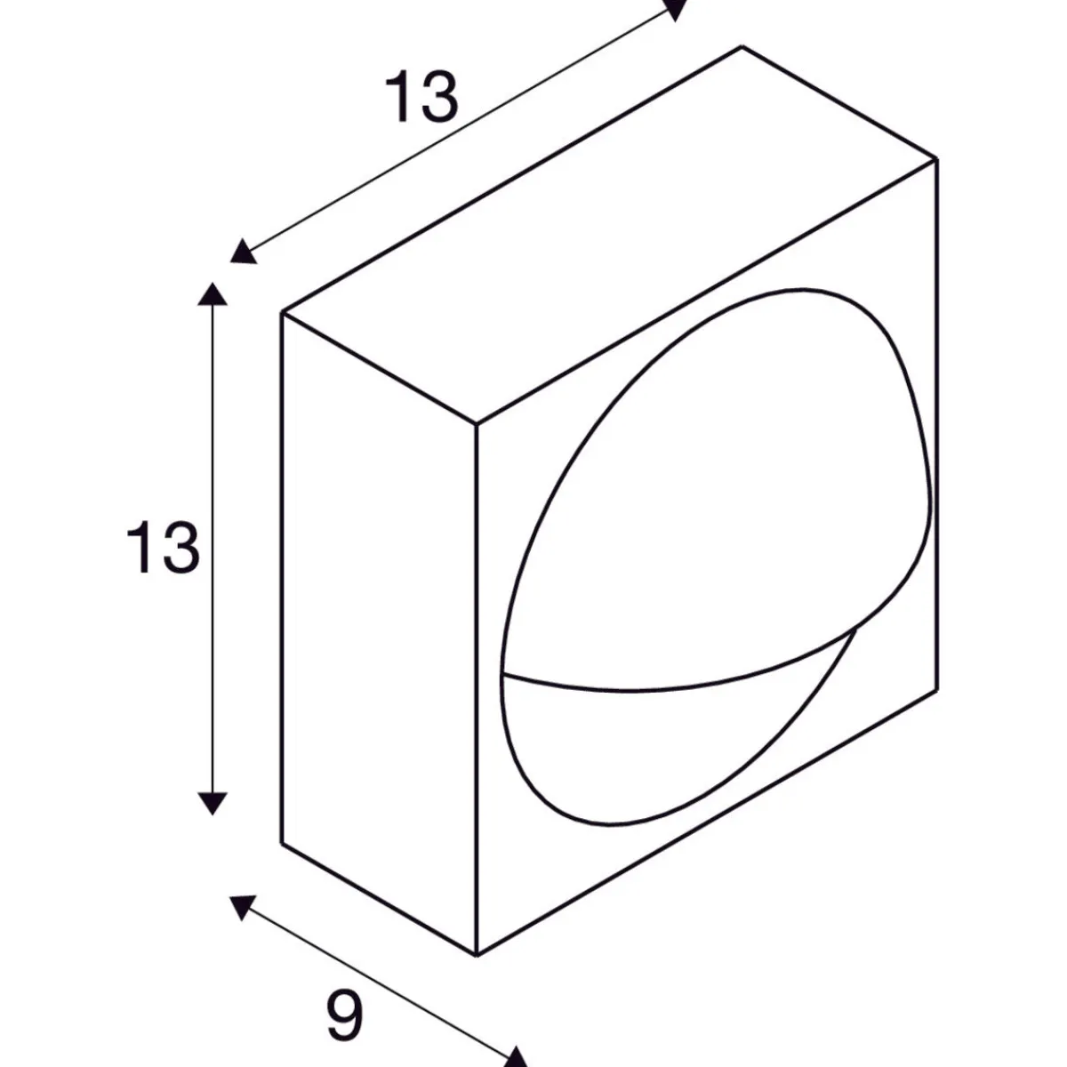 Utelamper Med Opp/Ned Lys>Slv Lid enkel vegglampe utendørs 15W 2700/3000 Kelvin IP65 - Dimbar Antrasitt