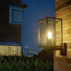 Lightup-Pris|Utelamper - Klassiske Vegglamper>Norlys Lofoten 1939 opp vegglampe Svart