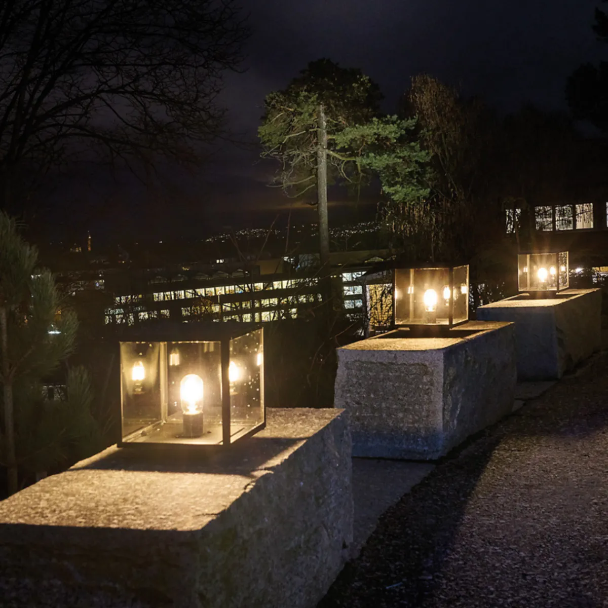 Lightup-Pris|Portstolper>Norlys Lofoten portstolpe 1941 Svart