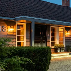 Lightup-Pris|Utelamper - Klassiske Vegglamper>Norlys Lofoten vegg/arm 1949 ned vegglampe Svart