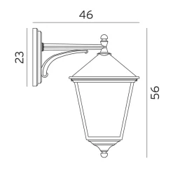 Lightup-Pris|Utelamper - Klassiske Vegglamper><noscript><img width=