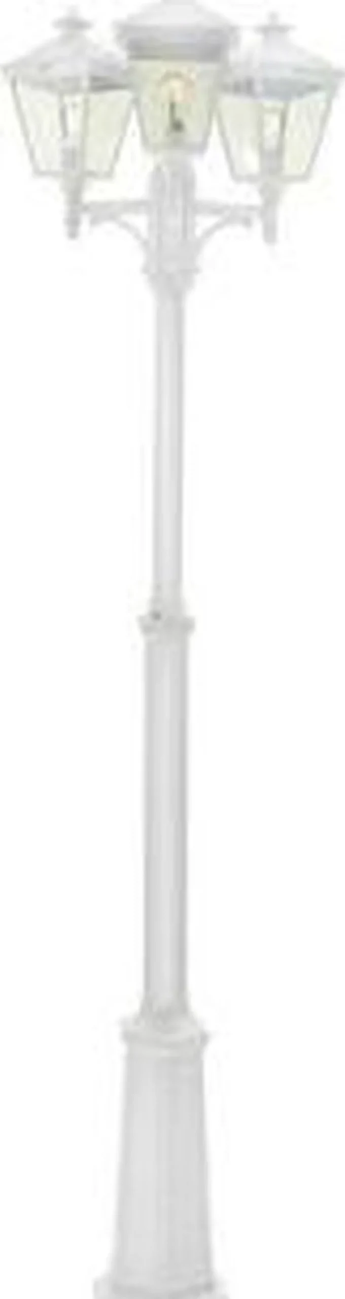 Lightup-Pris|Lyktestolper>Norlys London 483 lyktestolpe 185-275 cm 3 lyktehoder - Hvit