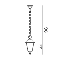 Lightup-Pris|Taklamper Ute>Norlys London 481A taklampe Svart