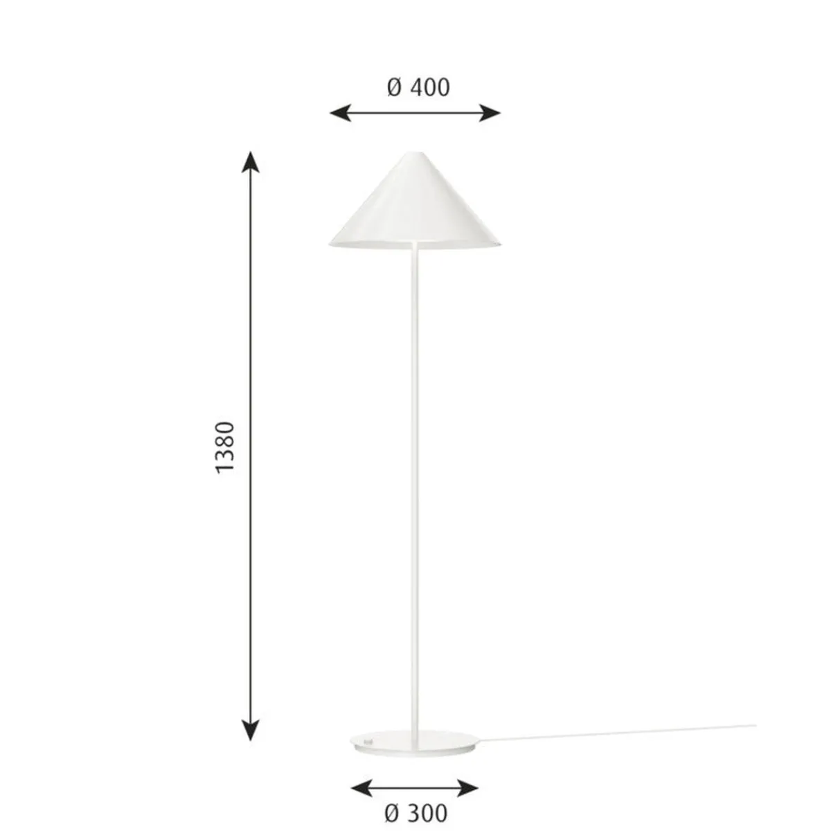 Louis Poulsen>Louis Poulsen Keglen gulvlampe