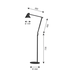 Leselamper Gulv|Louis Poulsen><noscript><img width=