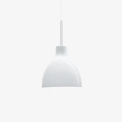 Kjøkkenbelysning Tak|Louis Poulsen>Louis Poulsen Toldbod Glass Pendel Ø15 Hvit