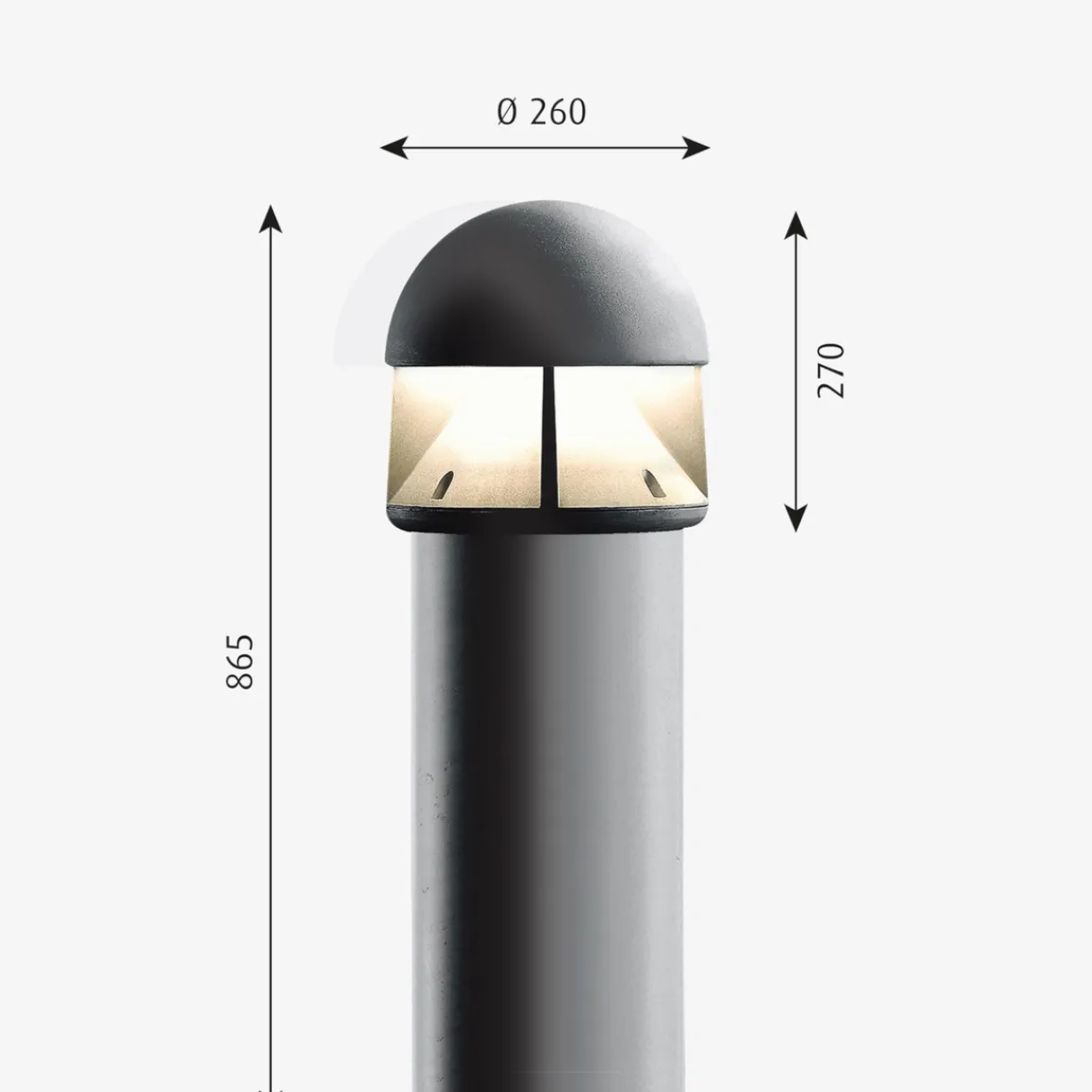 Pullert|Louis Poulsen>Louis Poulsen Waterfront Pullert mast for nedgraving