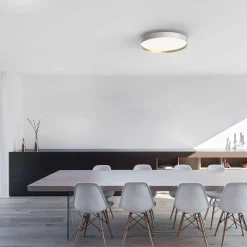 Kjøkkenbelysning Tak|Taklamper / Takplafonder>LOOM Design Lucia taklampe 45 cm 24 watt dimbar - Hvit/Gull farget Hvit / Gull